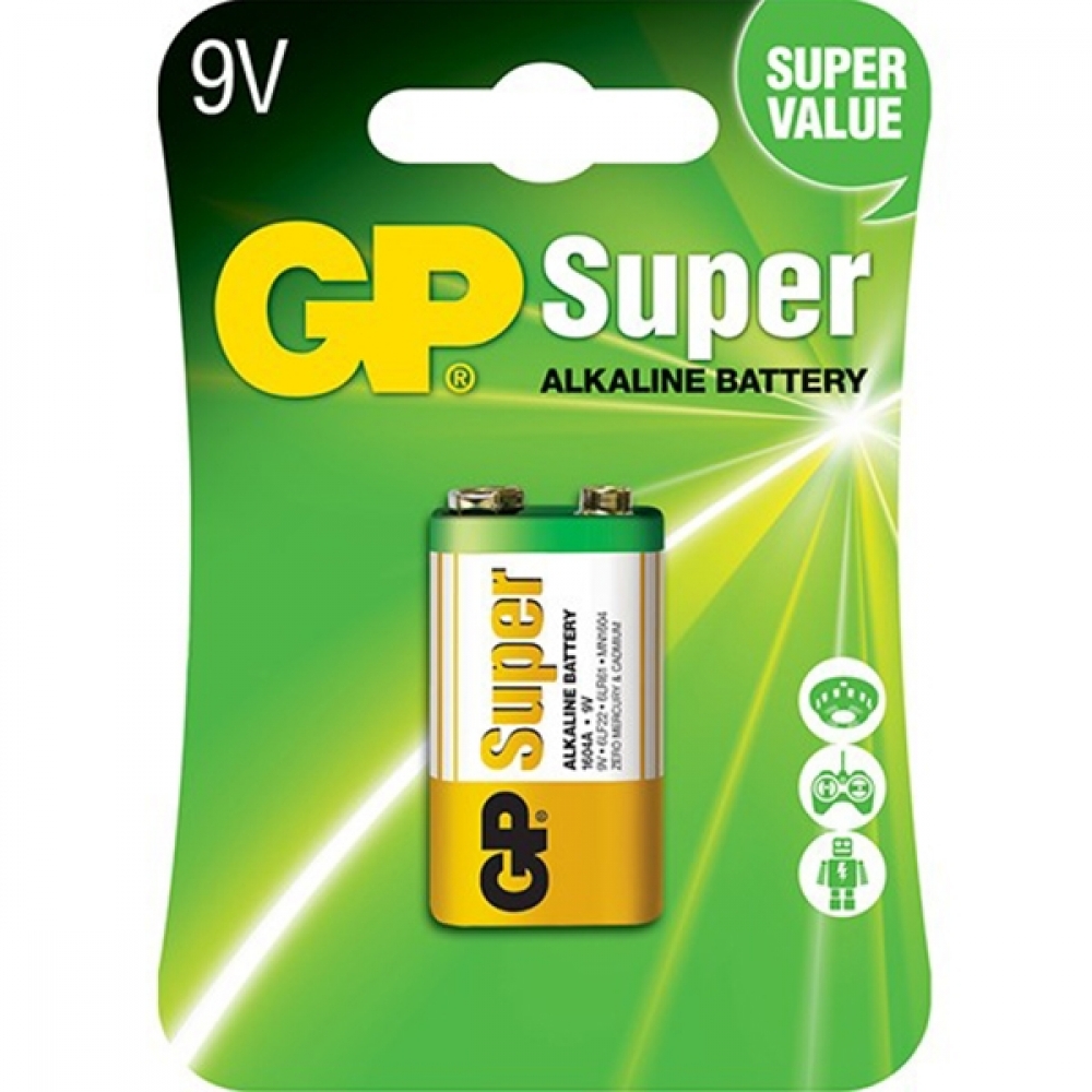 Батерия GP 1604A/9V-5UE1 - Вами Електрик ЕООД