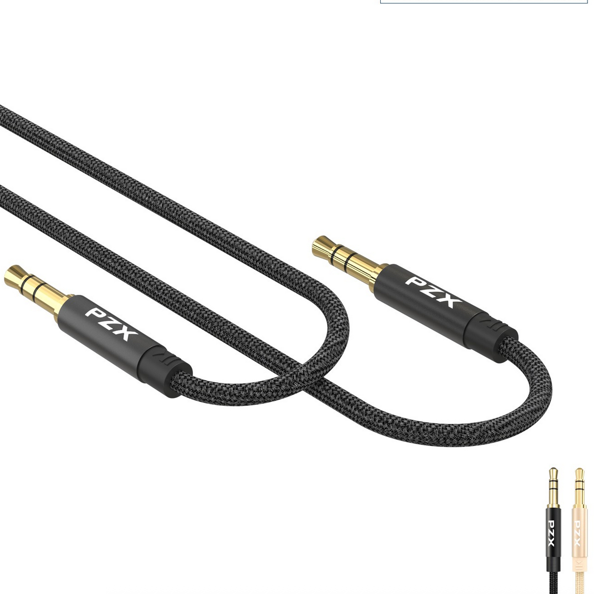 Кабел PZX 3.5мм М към 3.5мм 1м 1501