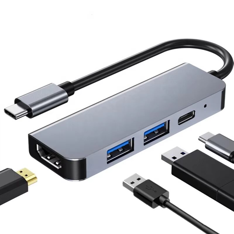 USB HUB 3.0 Type C - 2*USB(f) + 1*Type C(f) + 1* HDMI(f)