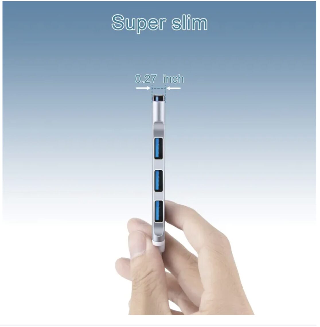 USB HUB 3.0 LH333 4 порт, алуминиев корпус