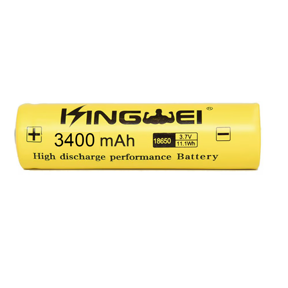 Акумулаторна Li-on батерия  Kingwei 18650 3.7V High Drain 3C 3400mAh