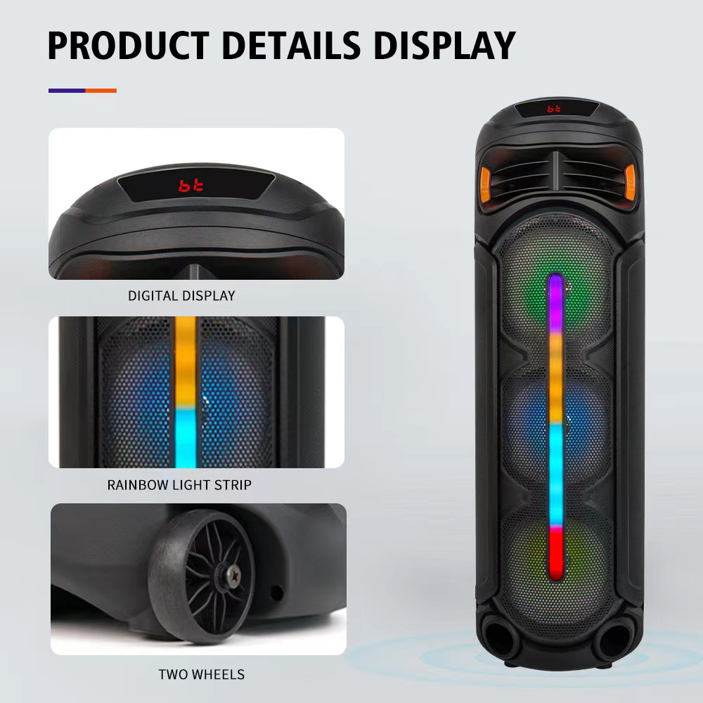 Караоке Bluetooth колона модел ZQS8312, 8" 20W