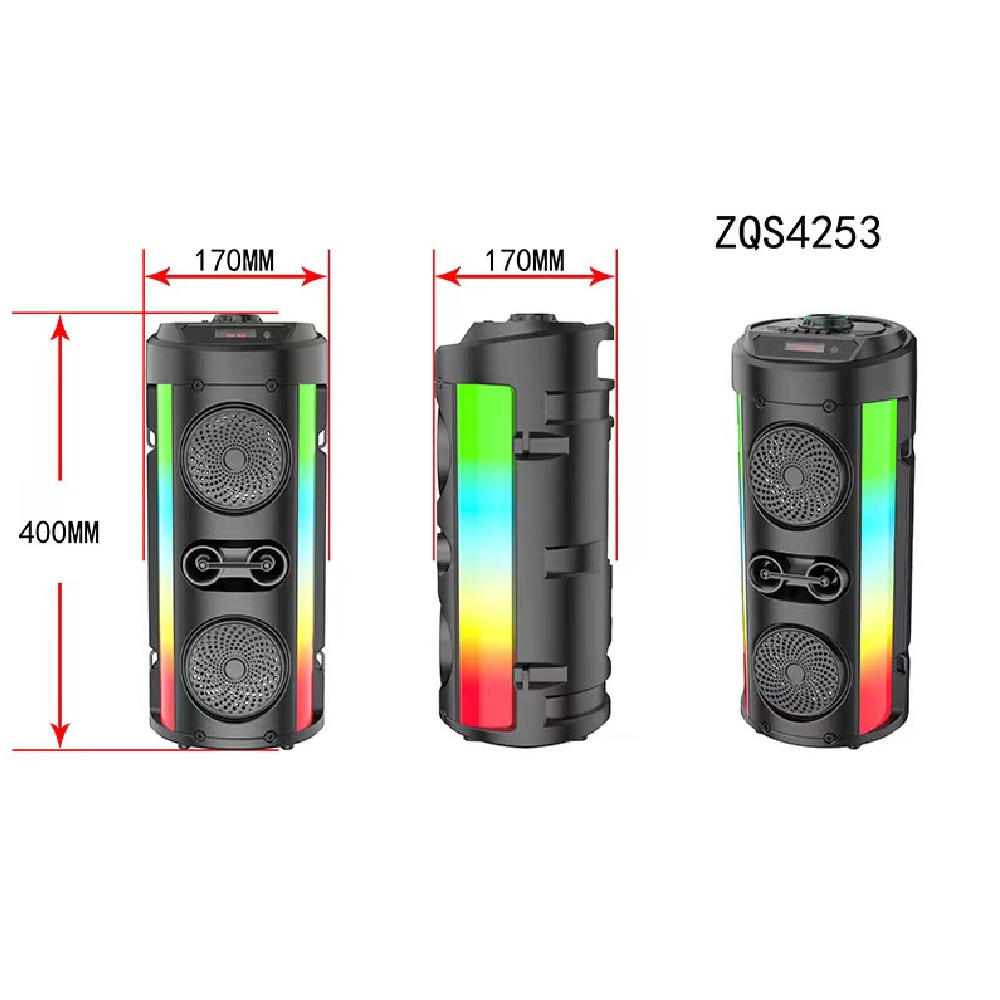 Караоке Bluetooth колона модел ZQS4253, 4" , 2*8W