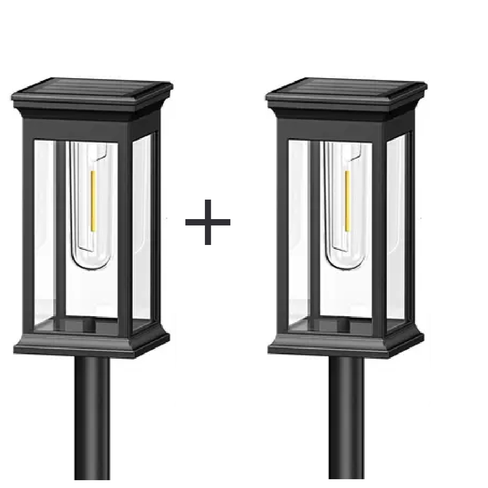 Соларна лампа WL001, градинска комплект 2бр