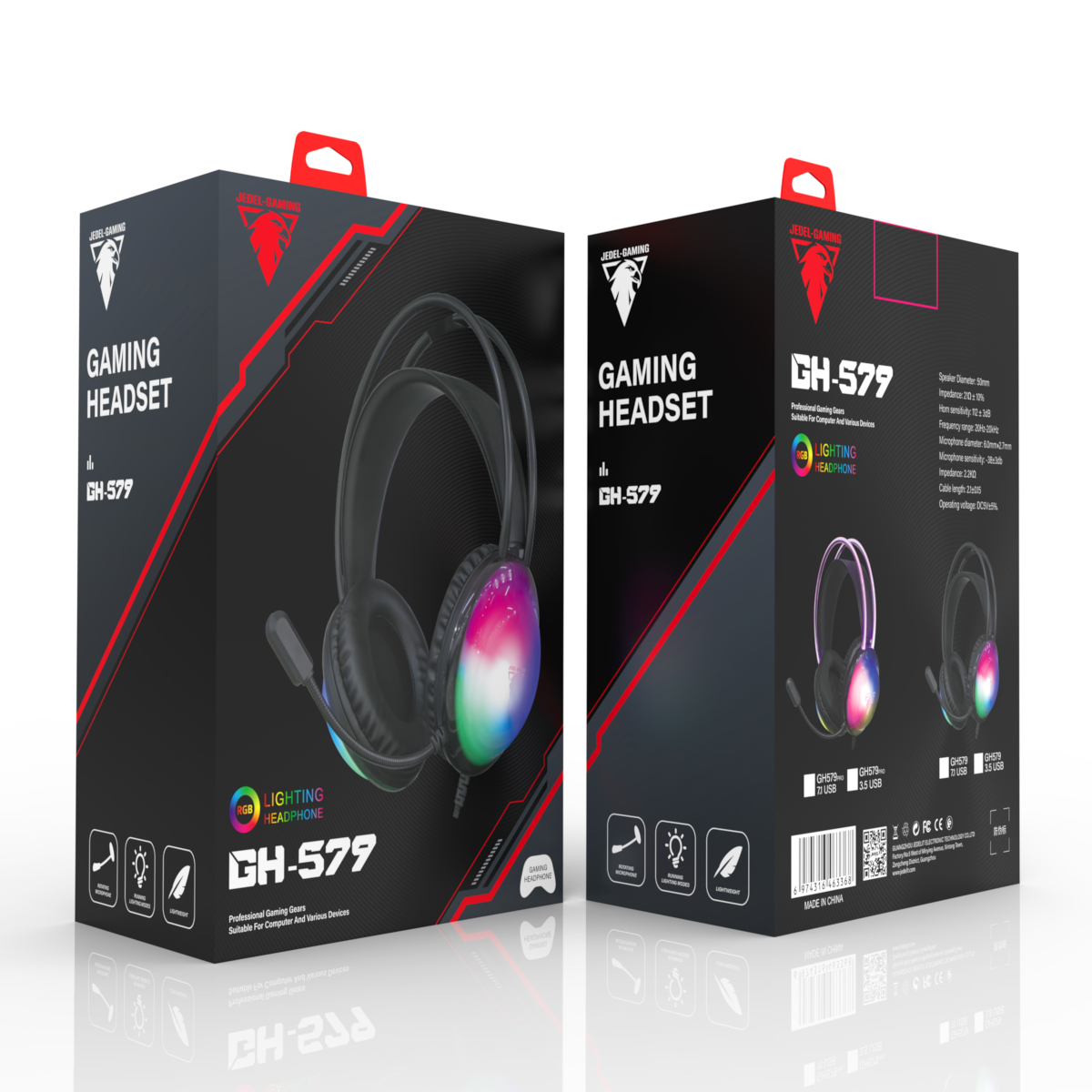 PC слушалки Jedel GH-579 LED