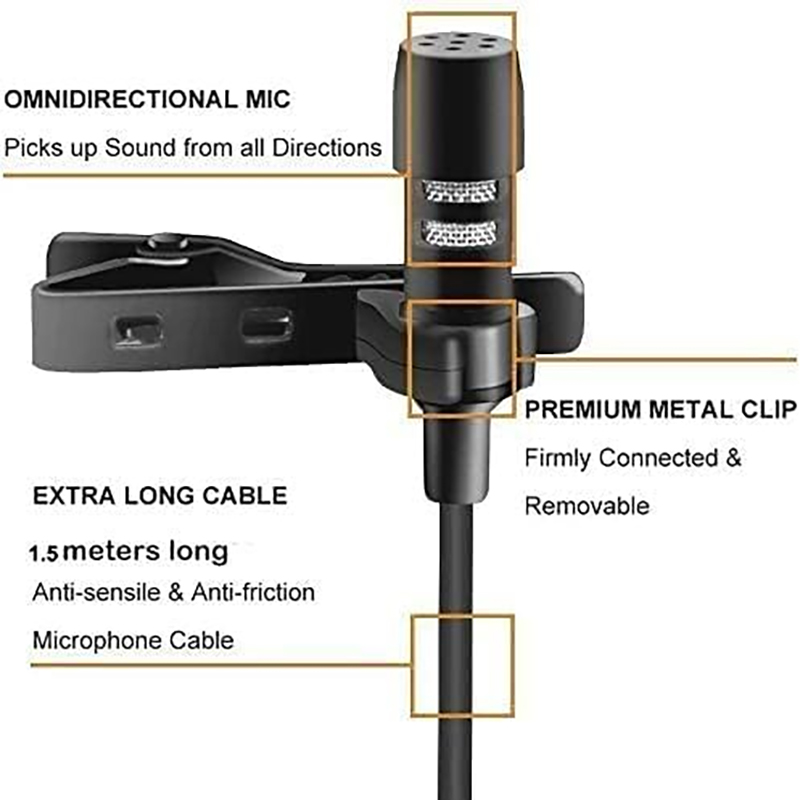Микрофон Брошка G-119 - 4 pin