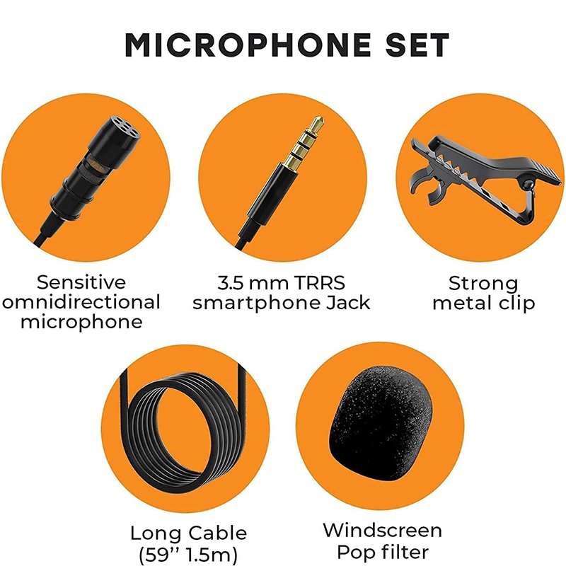 Микрофон Брошка G-119 - 4 pin