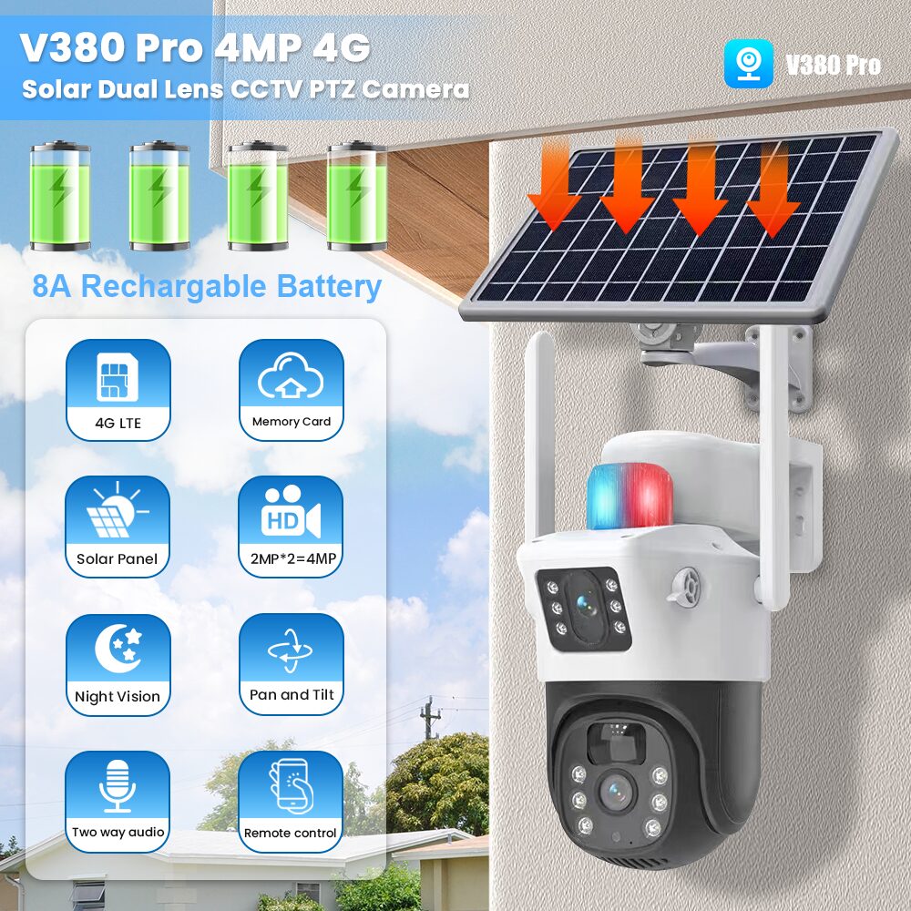 IP Wi-fi Камeра Q1 Solar 4G 2+2Mpx