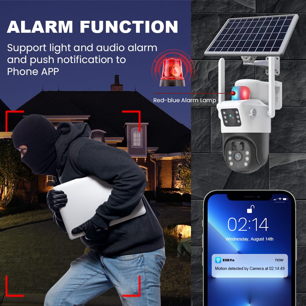 IP Wi-fi Камeра Q1 Solar 4G 2+2Mpx