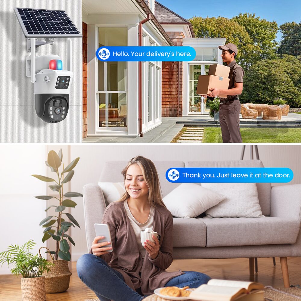 IP Wi-fi Камeра Q1 Solar 4G 2+2Mpx