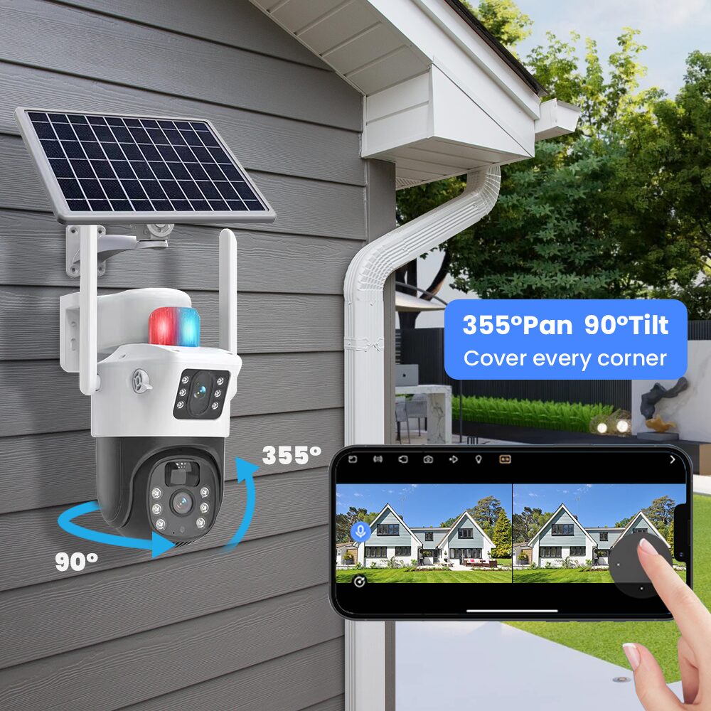 IP Wi-fi Камeра Q1 Solar 4G 2+2Mpx