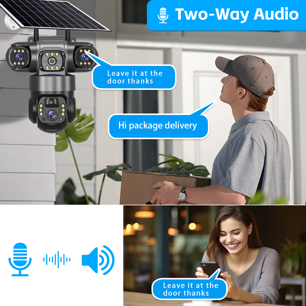 IP Wi-fi Камeра VTS28- 4g tripple solar