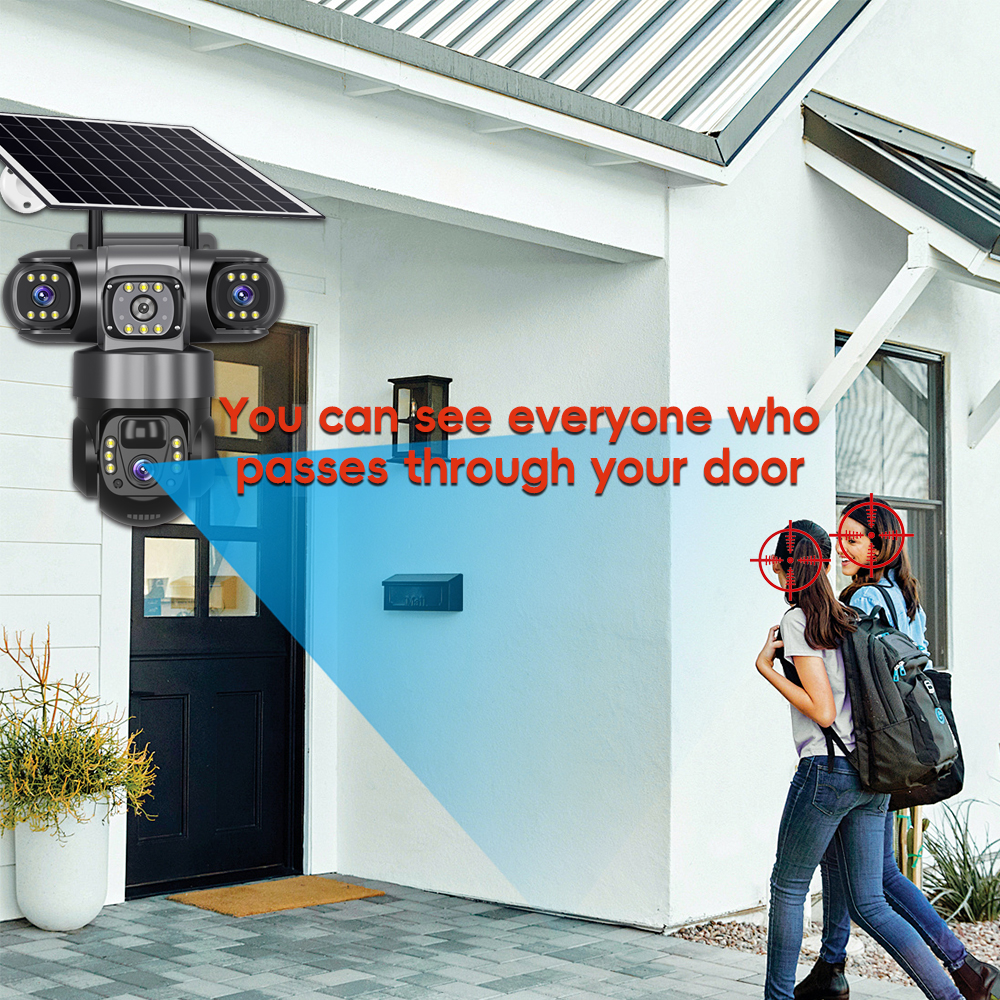 IP Wi-fi Камeра VTS28- 4g tripple solar