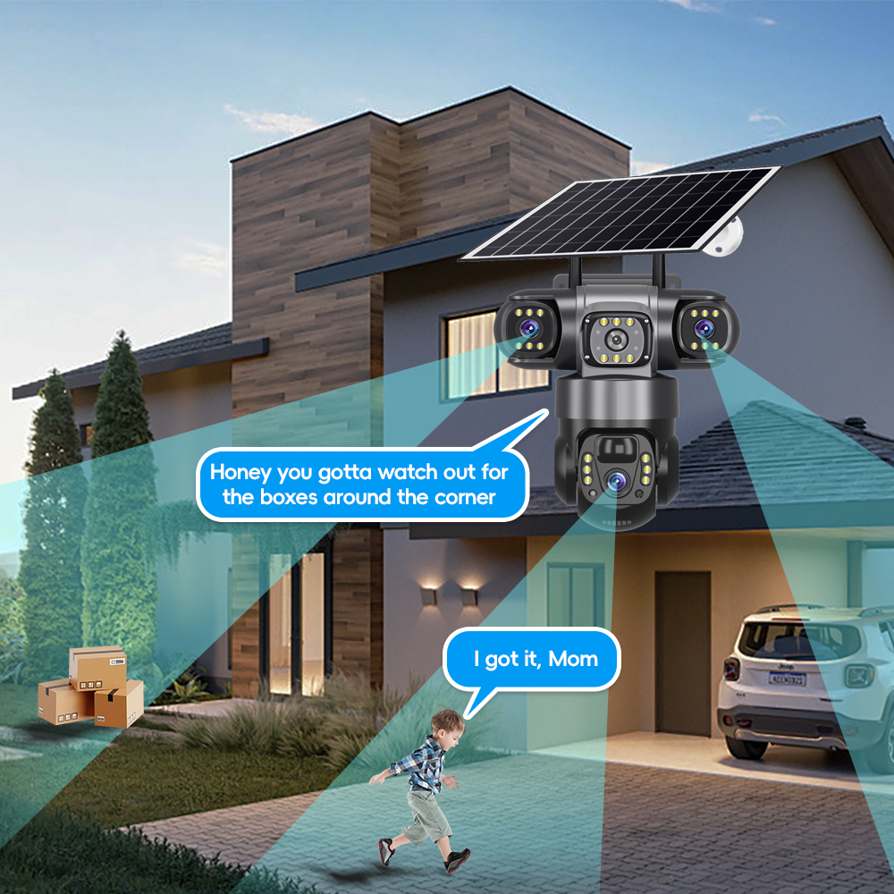 IP Wi-fi Камeра VTS28- 4g tripple solar