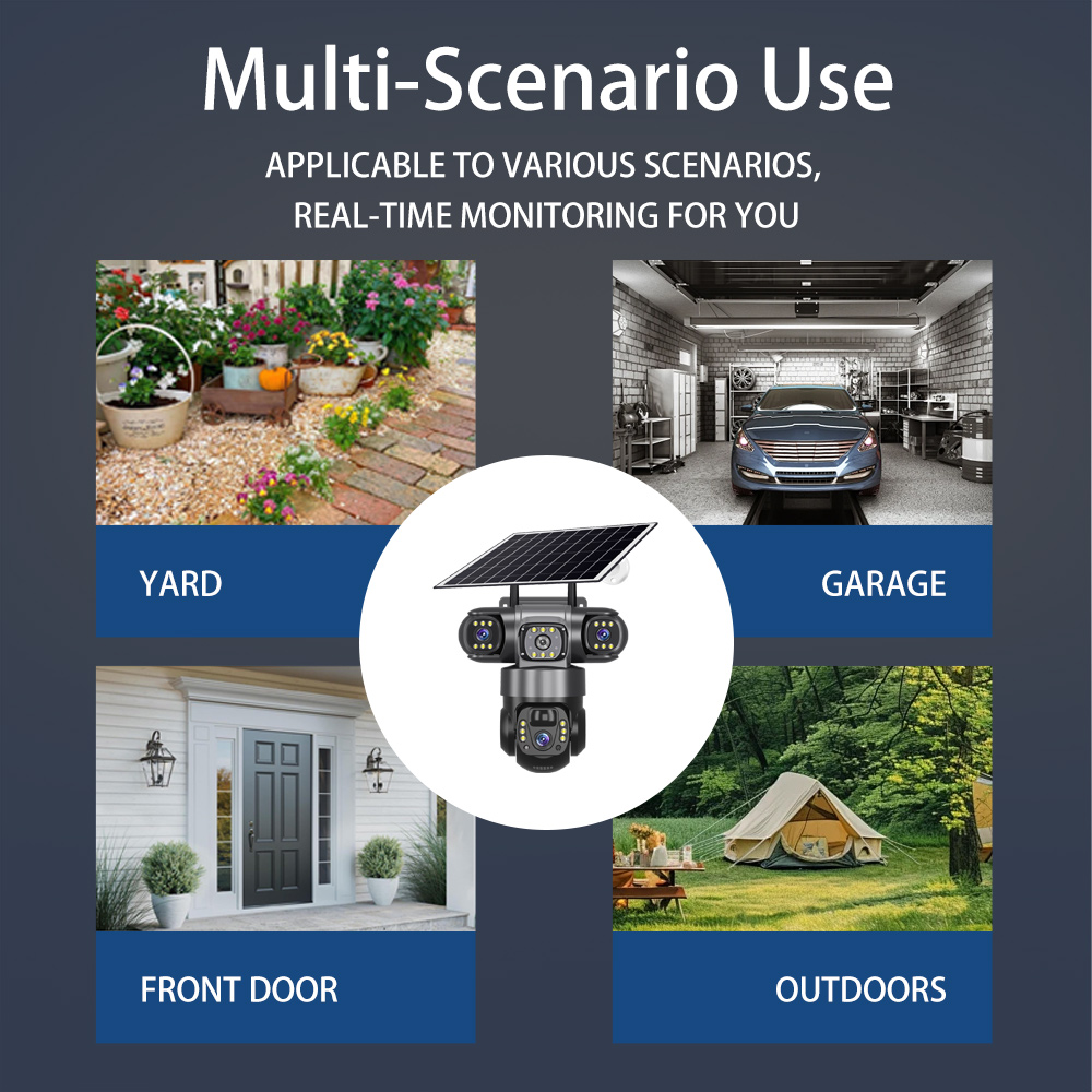 IP Wi-fi Камeра VTS28- 4g tripple solar