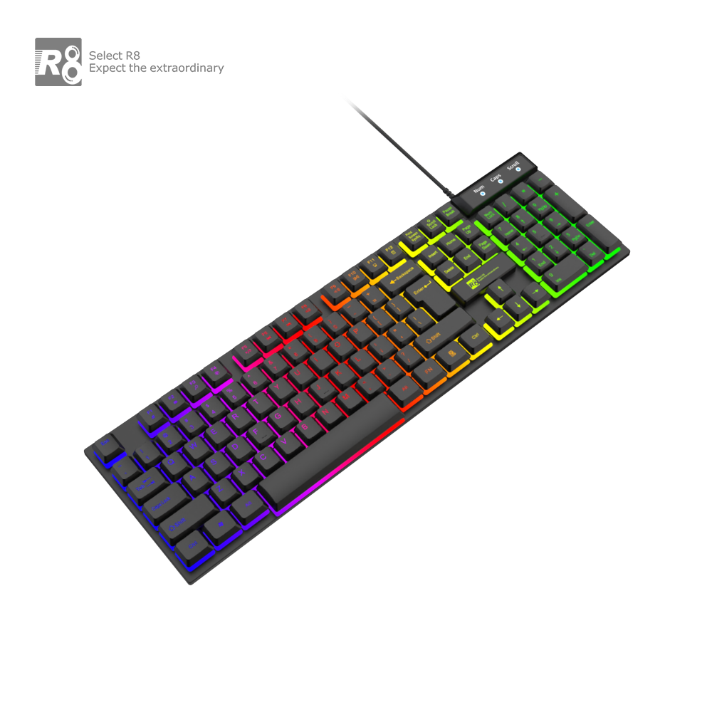 Клавиатура модел R8 1822 Светеща