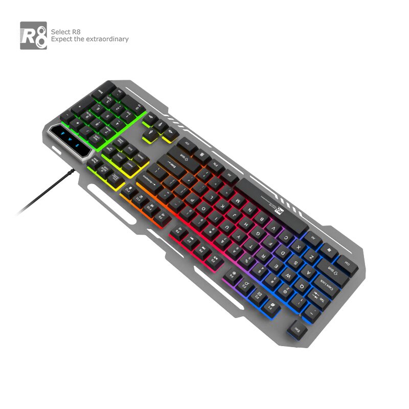 Клавиатура модел R8 1836 Метална, Светеща