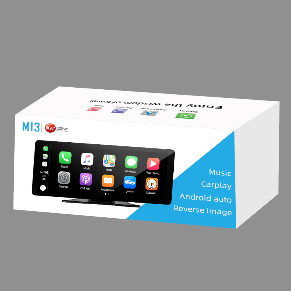 Смарт Нави за автомобил M13 с Android auto, тъчскрийн 10.26 инча