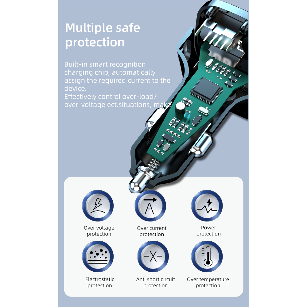 FM Трансмитер Bluetooth C55 + PD 30W