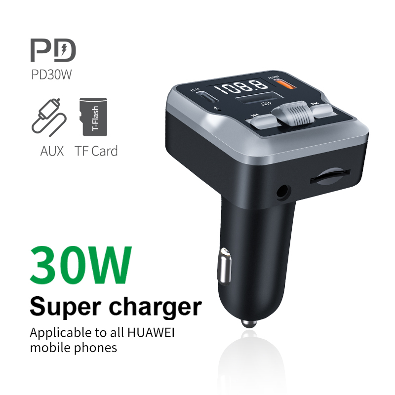 FM Трансмитер Bluetooth C64+ PD30W