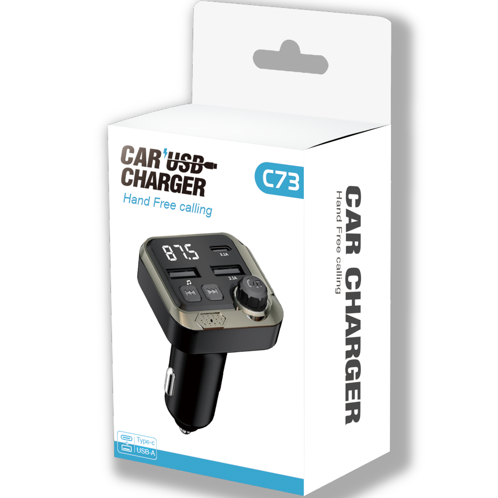 FM Трансмитер Bluetooth C73 - 3.1A