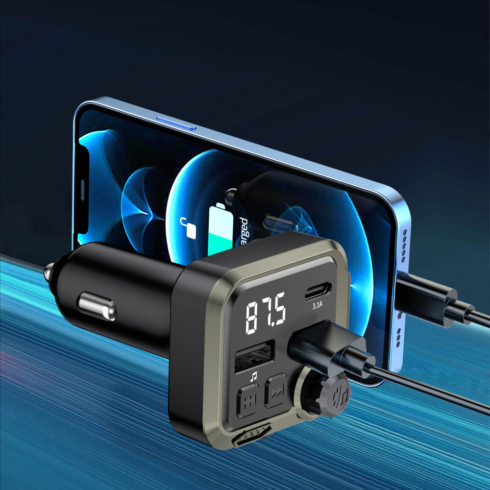 FM Трансмитер Bluetooth C73 - 3.1A