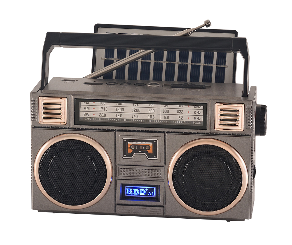 Преносимо Радиo RD-A1BTS соларен панел - Vintage style