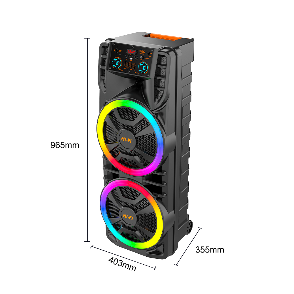 Караоке Bluetooth колона модел ZQS12203 2x12inch 40W