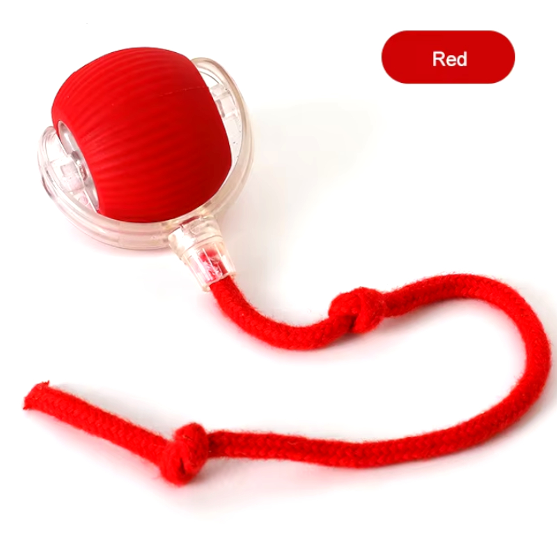 Смарт играчка за котка - топка с опашка