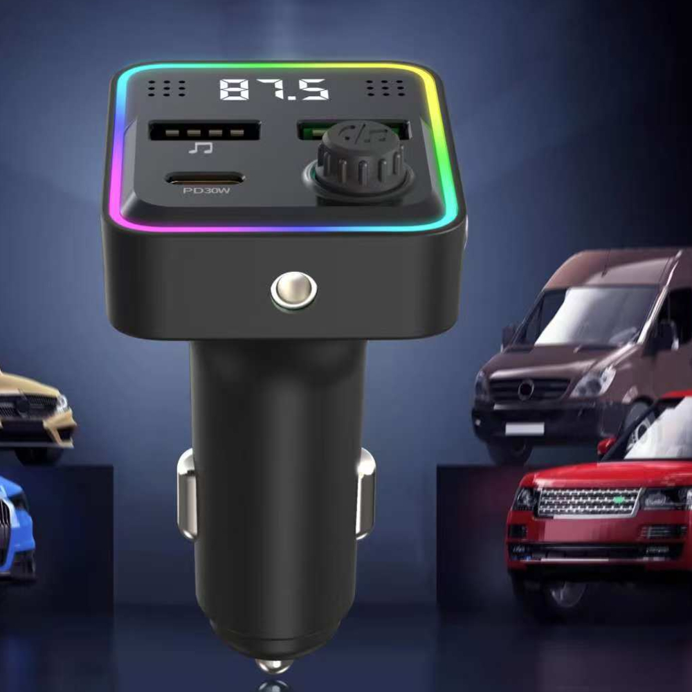 FM Трансмитер Bluetooth C71 + PD charge 30W