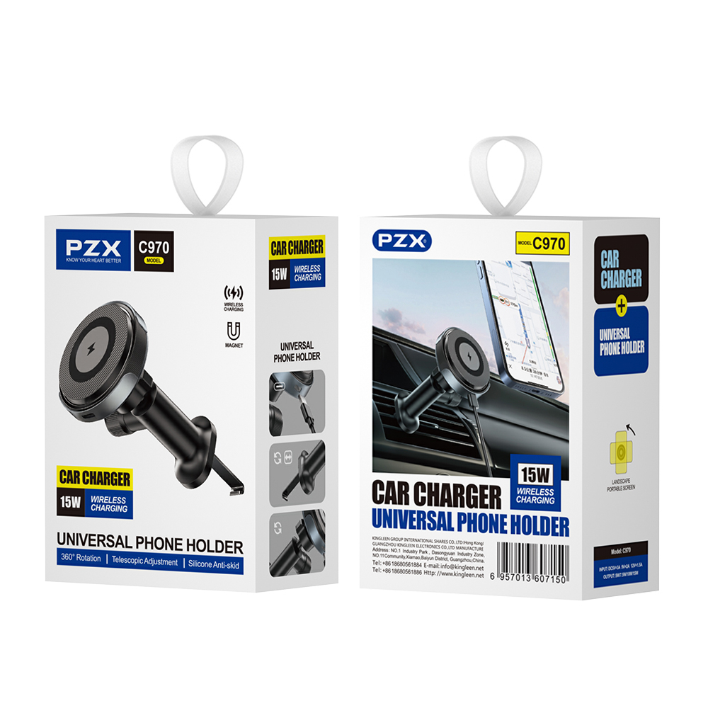 Държач за смартфон PZX C970 вентилация + magsafe Charging