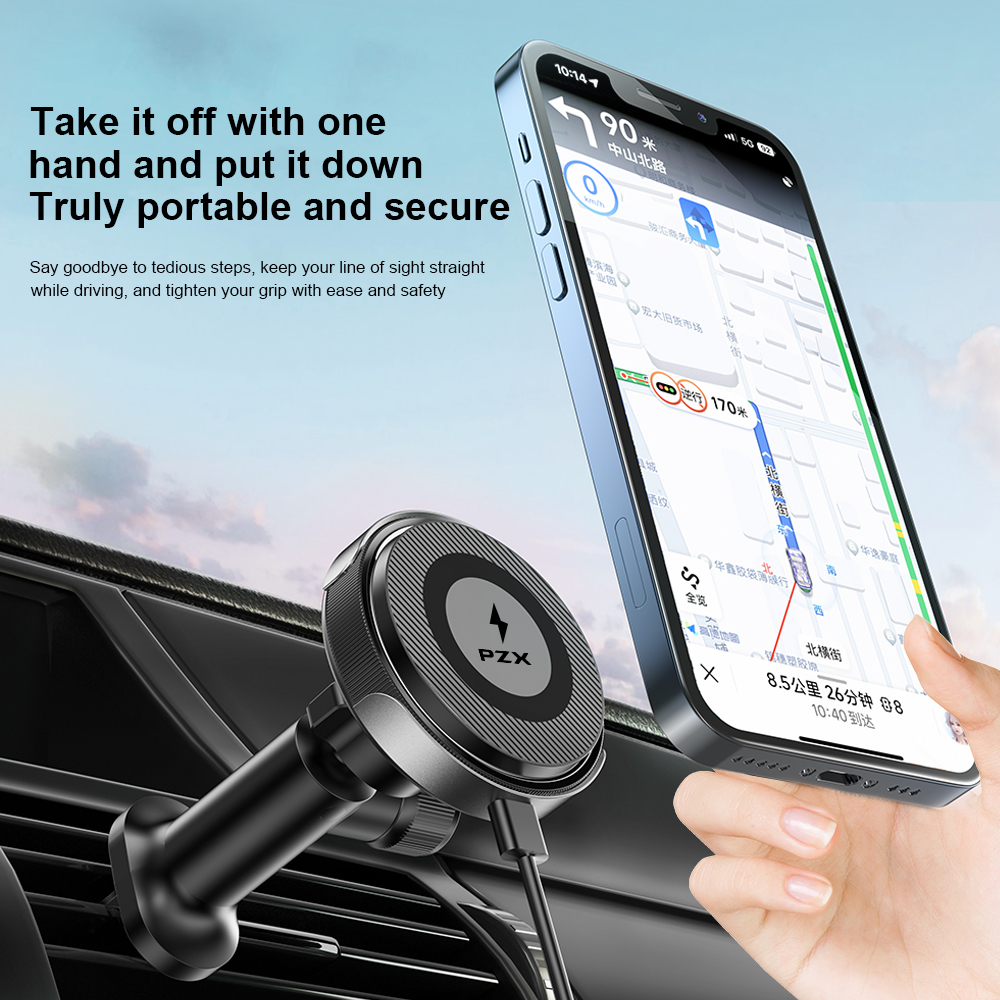 Държач за смартфон PZX C970 вентилация + magsafe Charging