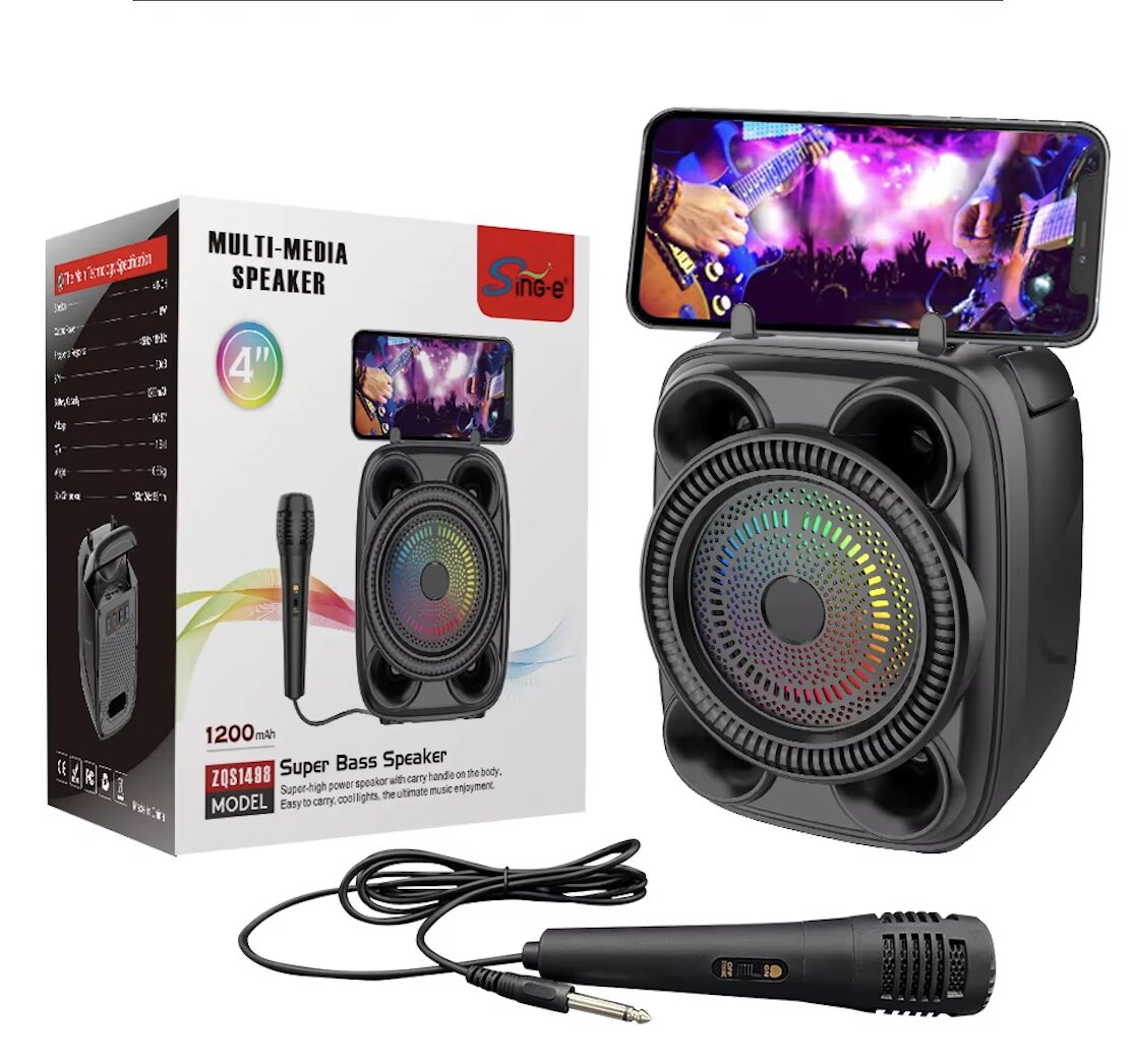 Караоке Bluetooth колона модел ZQS1498 с микрофон