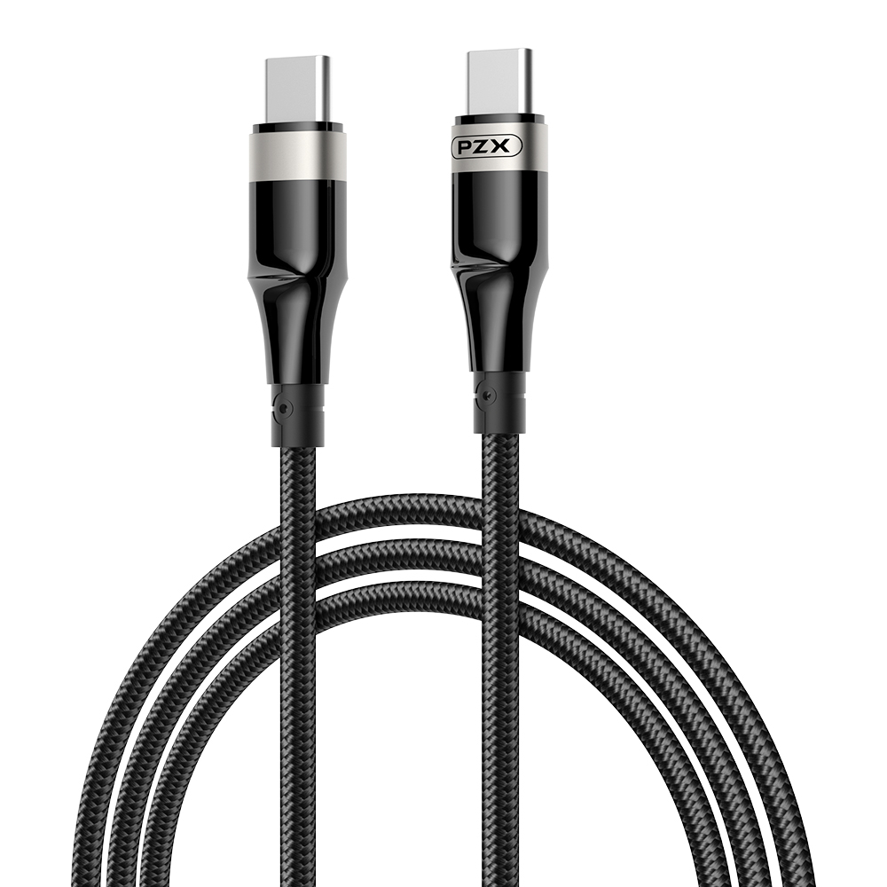 Кабел PZX Type C - Type C V216 60W 1m
