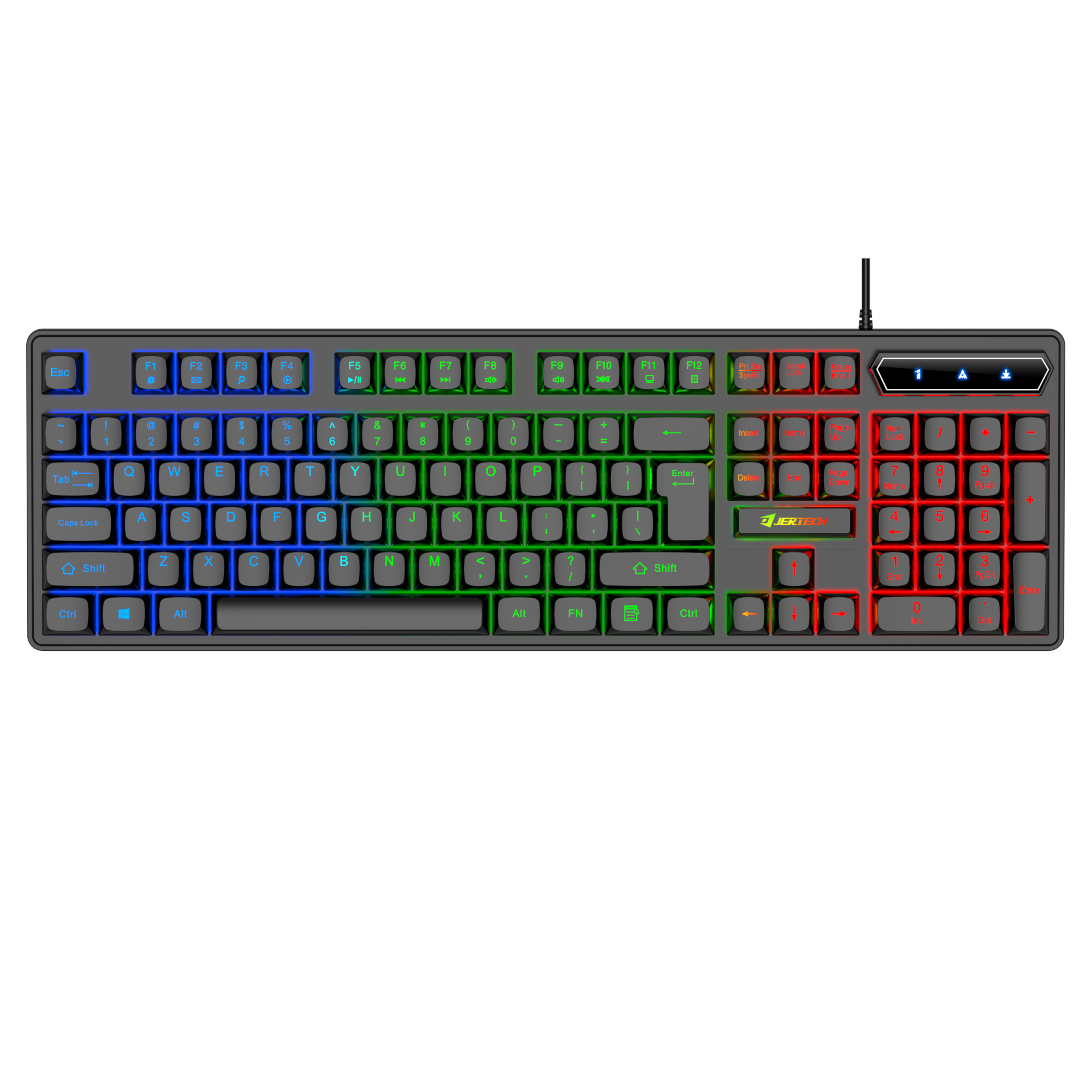 Клавиатура модел Jertech Major 348  Светеща