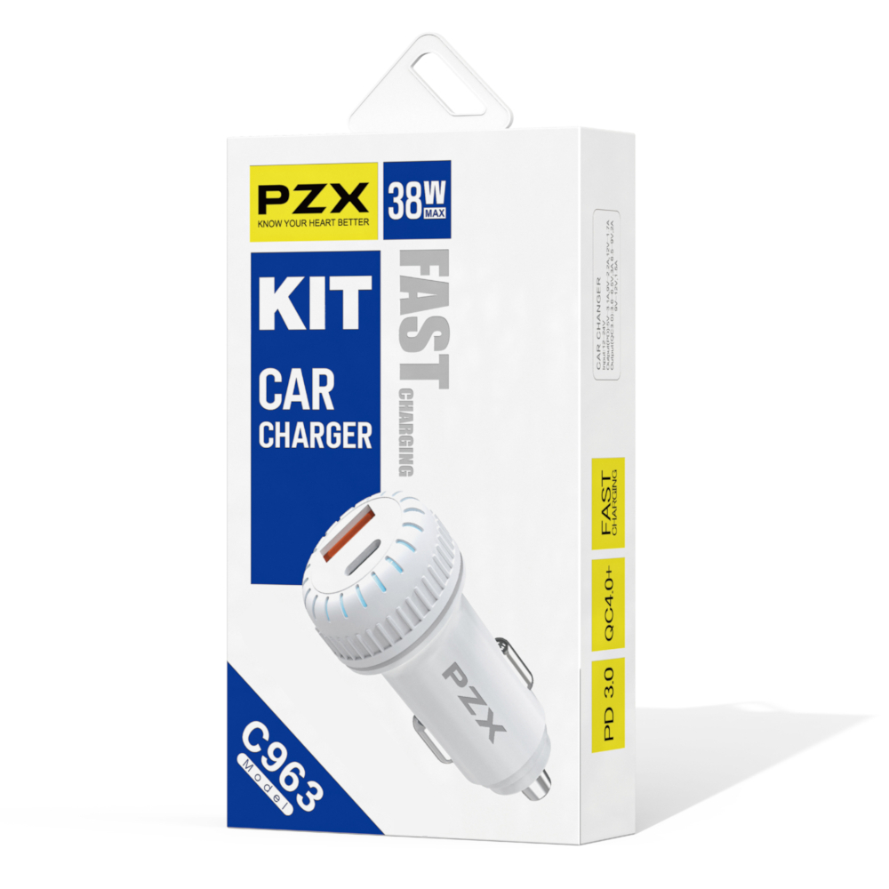 12V-24V Зарядно USB C963 PD Quick Charge C 38W