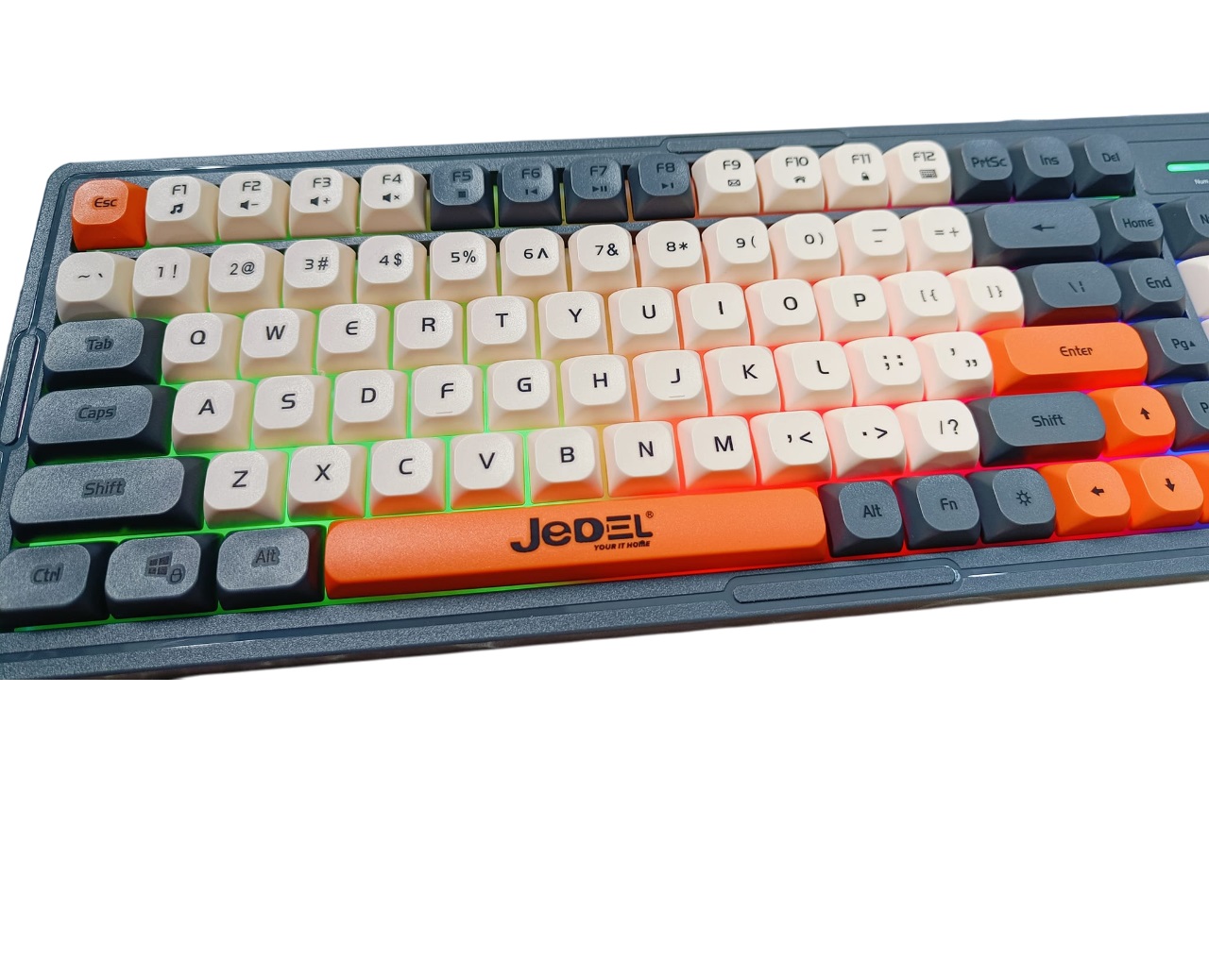 Клавиатура gaming and office -модел Jedel K32- Color, USB, С подсветка- English Layout