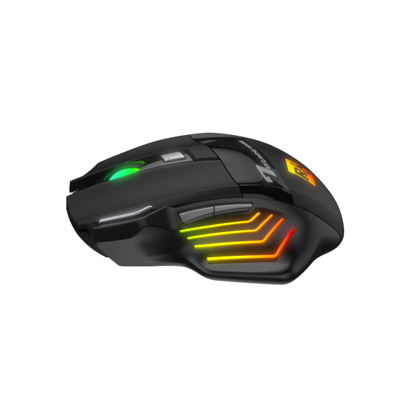 Безжична оптична мишка R8 G305 USB 7D Gaming RGB - презареждаема