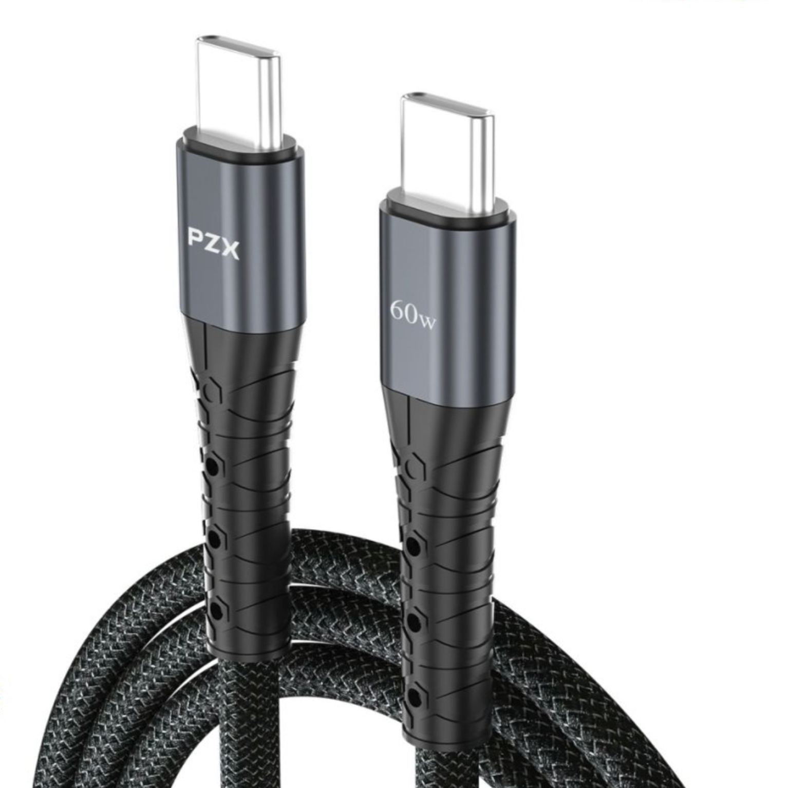 Кабел Type C - Type C PZX V201C 60W 1m