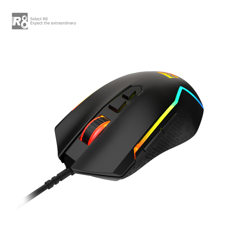 Оптична мишка R8 G203 USB 7D Gaming RGB