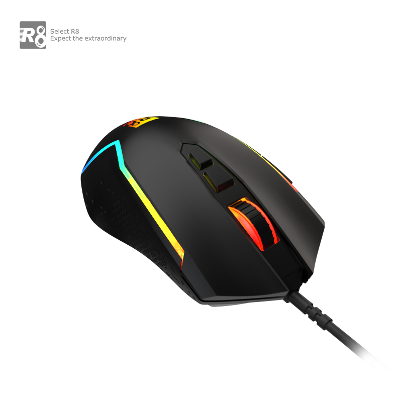 Оптична мишка R8 G203 USB 7D Gaming RGB