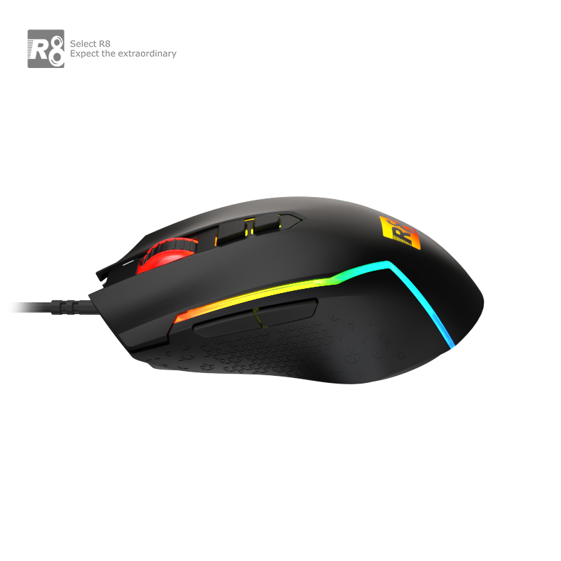 Оптична мишка R8 G203 USB 7D Gaming RGB