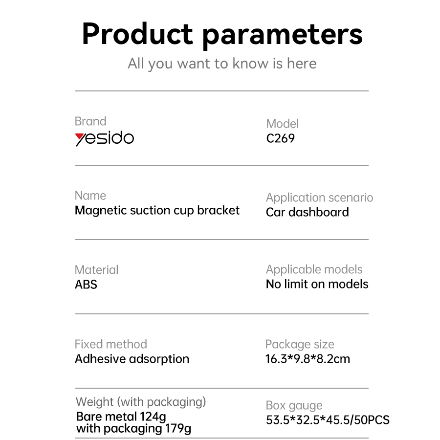 Държач за смартфон Yesido C269