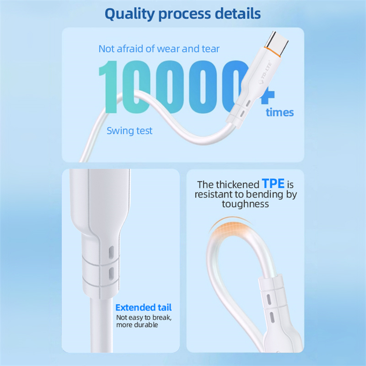 Кабел TD-LTE CA-92 type C - typeC 60W