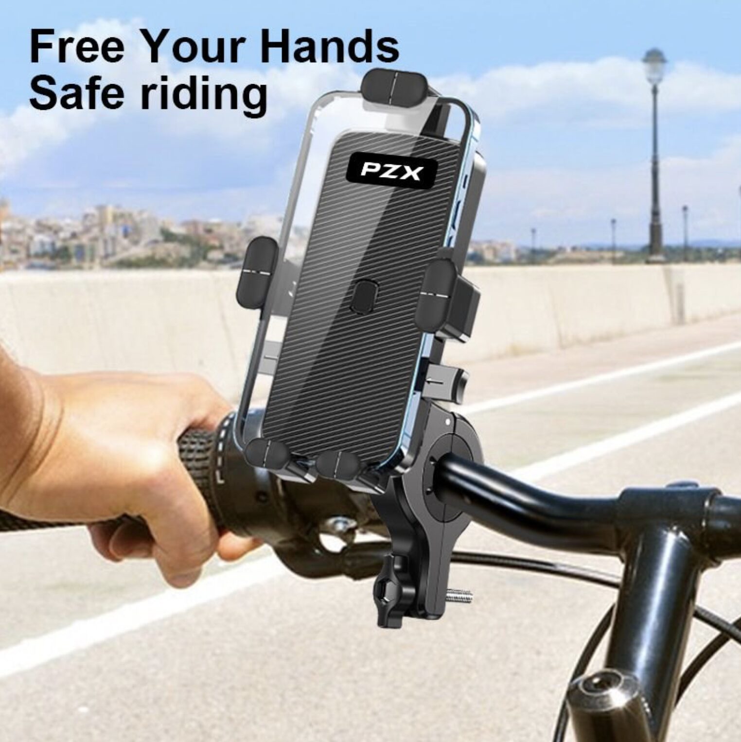 Универсална стойка за телефон PZX ZJ10 за мотор/велосипед