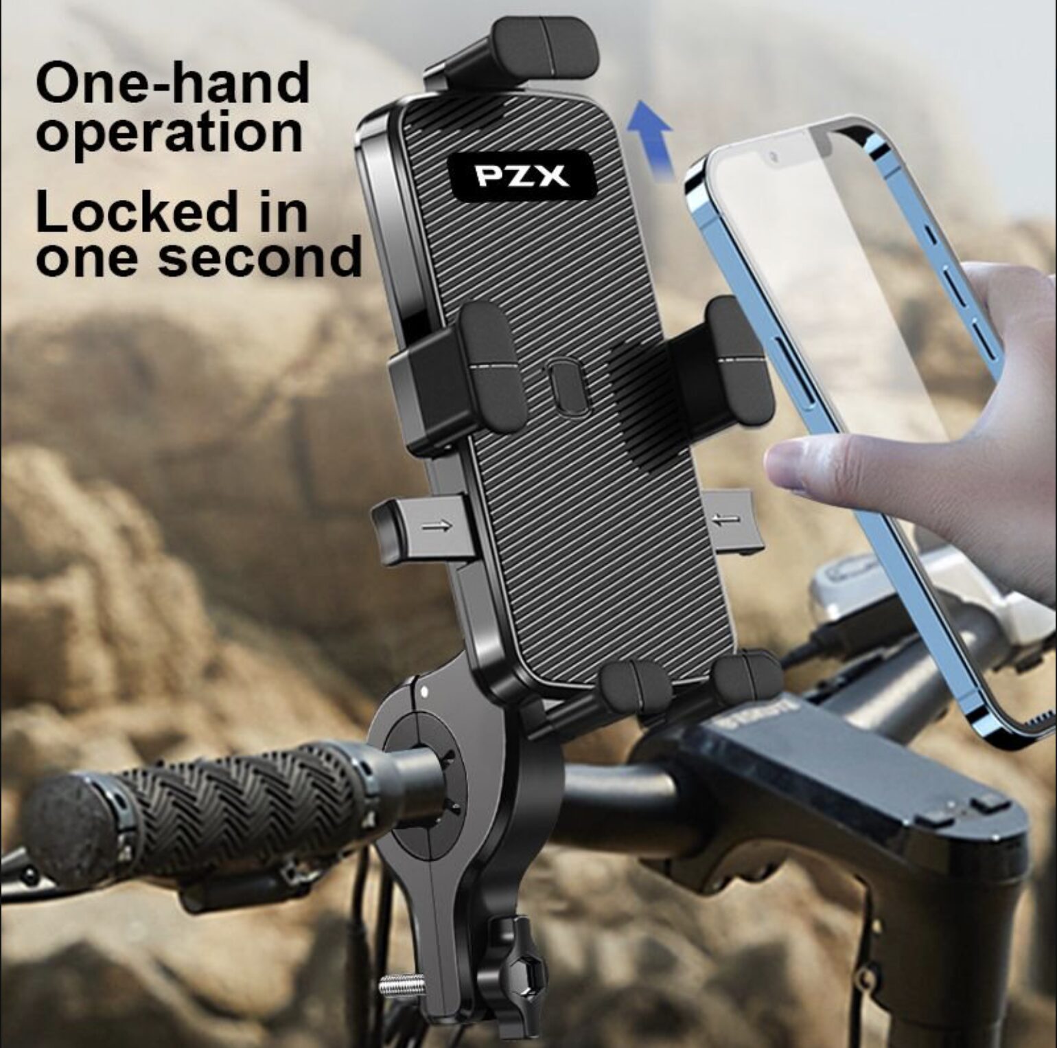 Универсална стойка за телефон PZX ZJ10 за мотор/велосипед