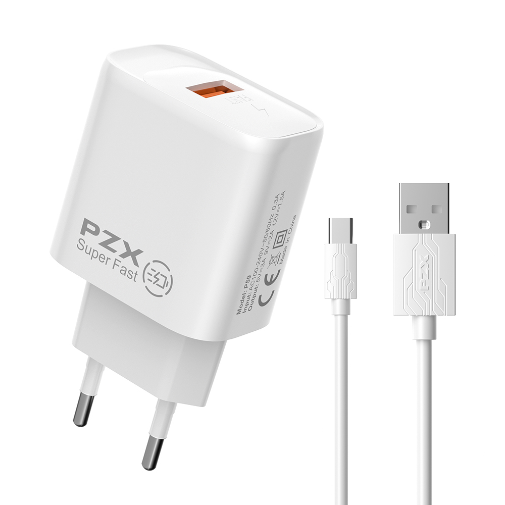 220V Зарядно PZX P59 Type C