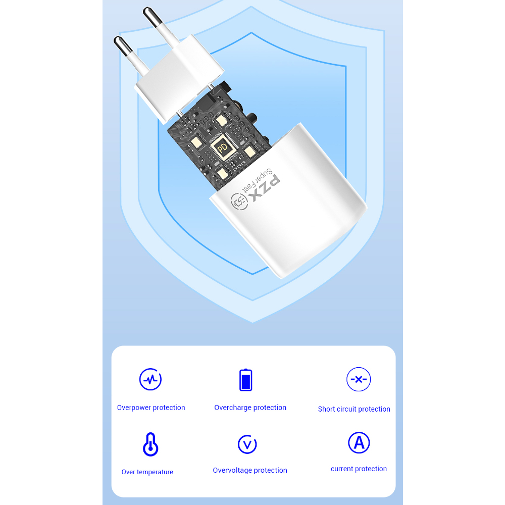 220V Зарядно PZX P59 USB-25W