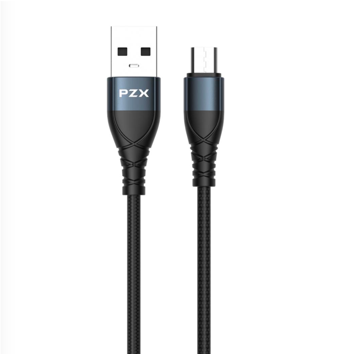 Кабел PZX Micro USB - USB S-18 6A 1m с оплетка
