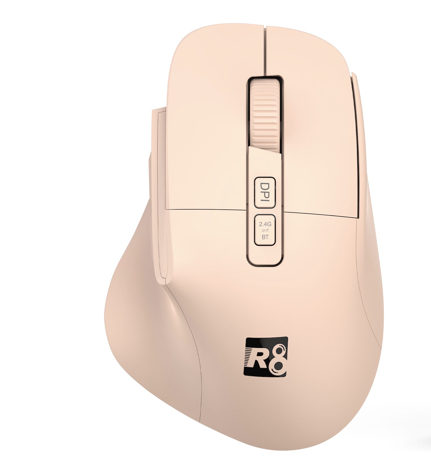 Оптична Безжична мишка R8 G400 2.4G+Bluetooth Gold Rose